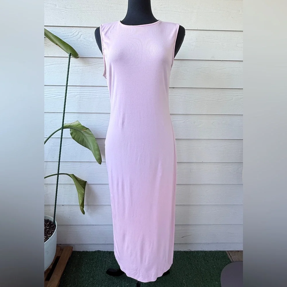 GB Gianni Bini Pink Midi Bodycon Dress‎ | Size XL | Sleek & Feminine
